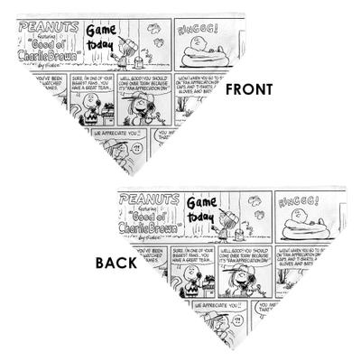 Show full view: Buckle-Down Peanuts Good Ol Charlie Brown Comic Scene Blocks Dog Bandana slide 3 of 6
