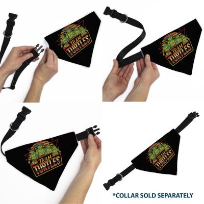 Show full view: Buckle-Down Teenage Mutant Ninja Turtles Team Turtles Pose Dog Bandana slide 6 of 6