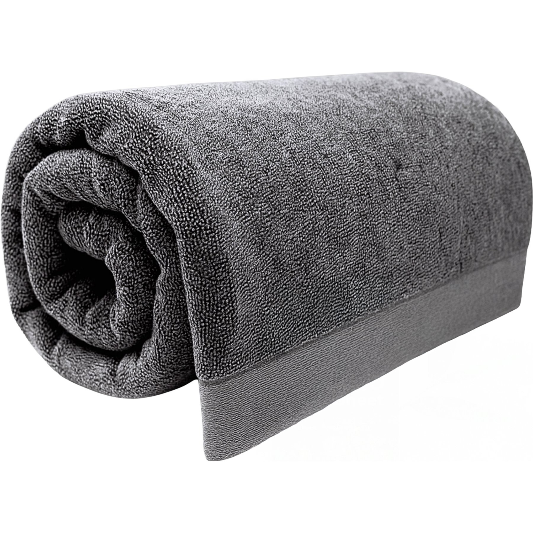BedVoyage Melange viscose from Bamboo Cotton Bath Sheet Towel, X-Large, Charcoal
