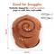 Show in main carousel: CHEWFFON Cinnamon Roll Enrichment Snuffle Crinkle Dog Toy, Brown slide 3 of 6