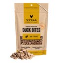 Vital Essentials Duck Bites Treats Freeze-Dried Raw Dog Treats, 5.5-oz bag