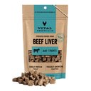 Vital Essentials Beef Liver Freeze-Dried Raw Dog Treats, 2.1-oz bag