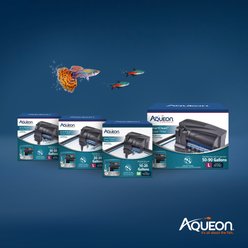 Aqueon SmartClean Power Filter Aquarium Filter with EcoRenew Filter Cartridge, Black, 20 to 30-gal slide 2 of 9