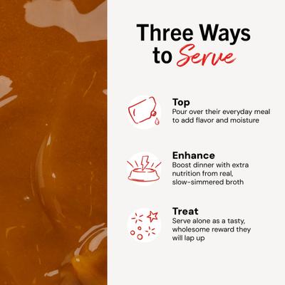 Show full view: Stella & Chewy's Bountiful Bone Broth Grass-Fed Beef Recipe Meal Dog Food Topper, 16-oz pouch slide 7 of 11