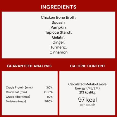 Show full view: Stella & Chewy's Bountiful Bone Broth Cage-Free Chicken Recipe Meal Dog Food Topper, 16-oz pouch slide 10 of 11