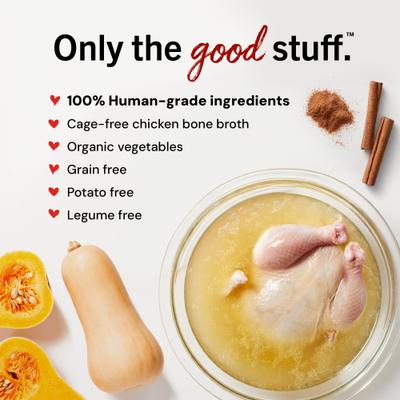 Show full view: Stella & Chewy's Bountiful Bone Broth Cage-Free Chicken Recipe Meal Dog Food Topper, 16-oz pouch slide 5 of 11
