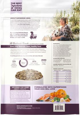 Show full view: Badlands Ranch Superfood Complete Grain-Free Lamb & Venison Air-Dried Dog Food, 128-oz bundle slide 3 of 8