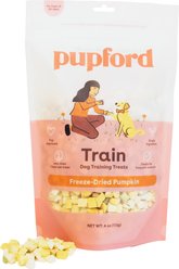 Pupford Diced Pumpkin Freeze-Dried Limited Ingredient Dog Treats, 4-oz bag