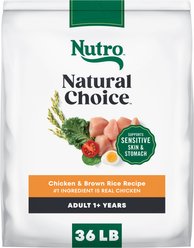Nutro Natural Choice Adult Chicken & Brown Rice Recipe Dry Dog Food, 36-lb bag slide 1 of 9