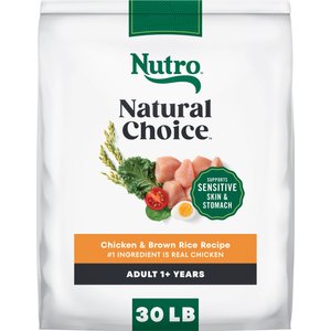 Nutro Natural Choice Adult Chicken & Brown Rice Recipe Dry Dog Food, 30-lb bag