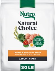 Nutro Natural Choice Adult Chicken & Brown Rice Recipe Dry Dog Food, 30-lb bag