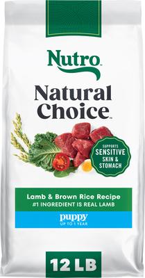 Nutro Natural Choice Puppy High Protein Lamb & Brown Rice Recipe Dry Dog Food, 12-lb bag