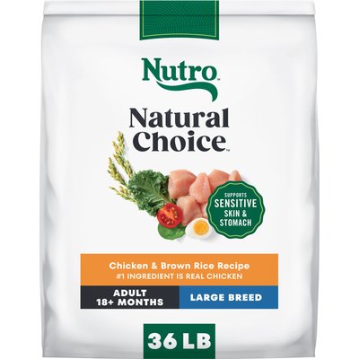 Nutro Nutro Natural Choice Adult Large Breed Chicken & Brown Rice Recipe Dry Dog Food, 36-lb bag