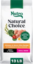 Nutro Natural Choice Adult Small Breed Chicken & Brown Rice Recipe Dry Dog Food, 13-lb bag