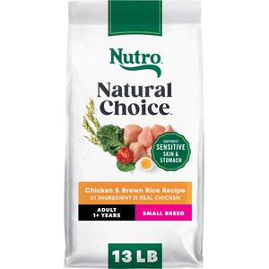 Nutro Natural Choice Adult Small Breed Chicken & Brown Rice Recipe Dry Dog Food, 13-lb bag