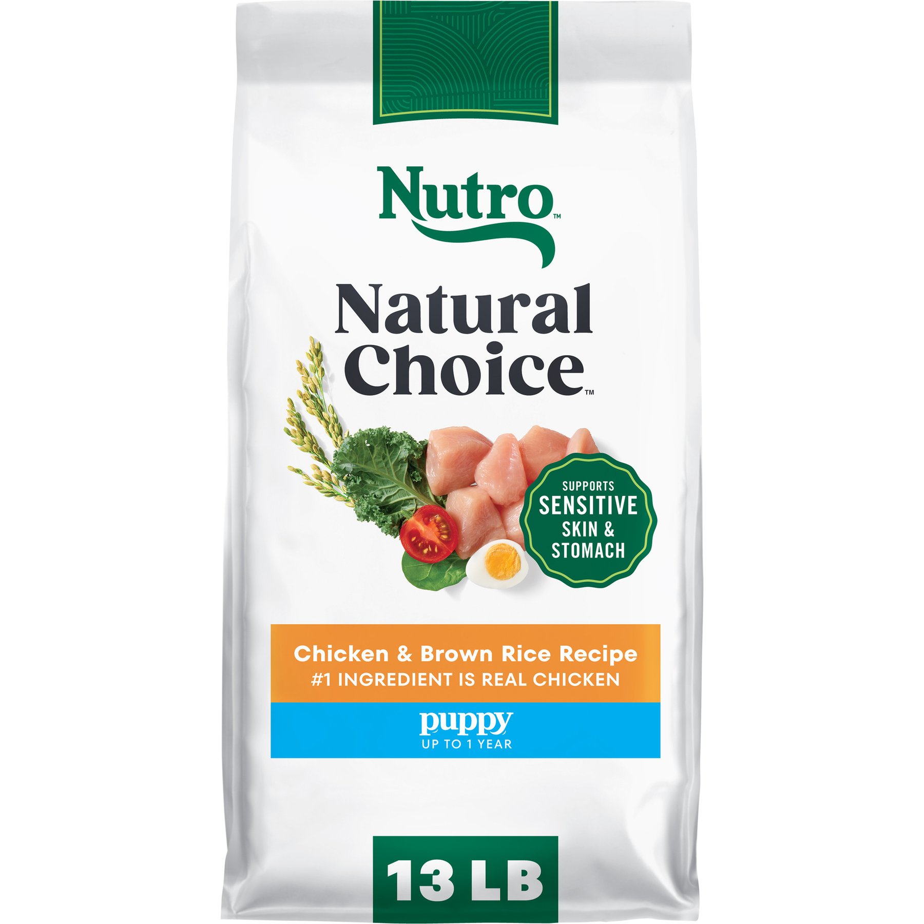 Nutro Natural Choice Puppy Chicken & Brown Rice Recipe Dry Dog Food, 13-lb bag