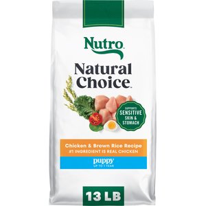 Nutro Natural Choice Puppy Chicken & Brown Rice Recipe Dry Dog Food, 13-lb bag