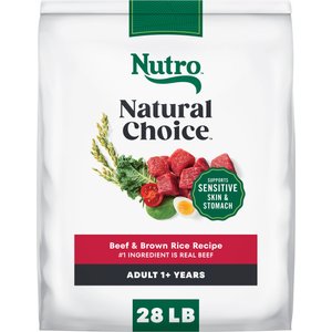 Nutro Natural Choice Adult Beef & Brown Rice Recipe Dry Dog Food, 28-lb bag
