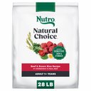Nutro Natural Choice Adult Beef & Brown Rice Recipe Dry Dog Food, 28-lb bag