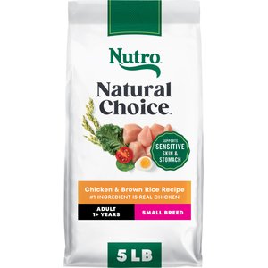 Nutro Natural Choice Adult Small Breed Chicken & Brown Rice Recipe Dry Dog Food, 5-lb bag