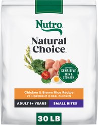 Nutro Natural Choice Adult Small Bites Chicken & Brown Rice Recipe Dry Dog Food, 30-lb bag