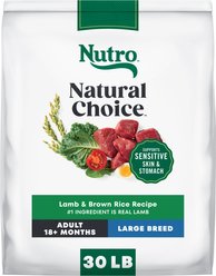 Nutro Natural Choice Adult Large Breed Lamb & Brown Rice Recipe Dry Dog Food, 30-lb bag