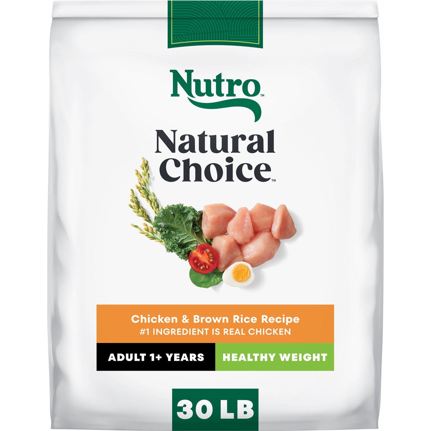 Nutro Lite Chicken, Whole Brown Rice & Oatmeal Dry Dog Food, 30-lb bag