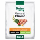 Nutro Natural Choice Healthy Weight Adult Chicken & Brown Rice Recipe Dry Dog Food, 30-lb bag