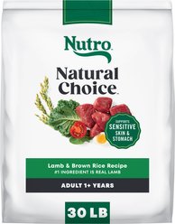 Nutro Natural Choice Adult Lamb & Brown Rice Recipe Dry Dog Food, 30-lb bag