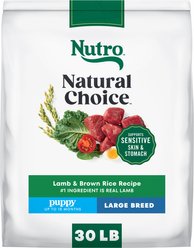Nutro Natural Choice Puppy Large Breed Lamb & Brown Rice Recipe Dry Dog Food, 30-lb bag