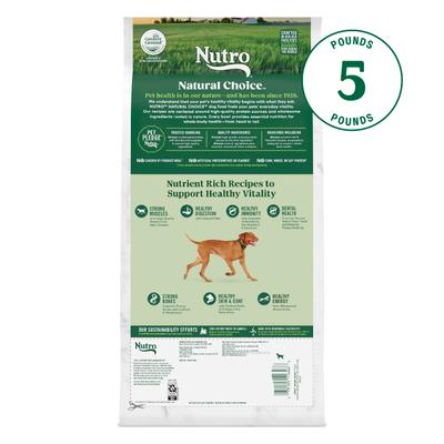 Show full view: Nutro Natural Choice Adult Chicken & Brown Rice Recipe Dry Dog Food, 5-lb bag slide 3 of 11