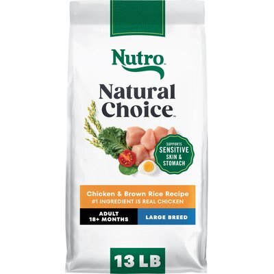 Nutro Nutro Natural Choice Adult Large Breed Chicken & Brown Rice Recipe Dry Dog Food, 13-lb bag