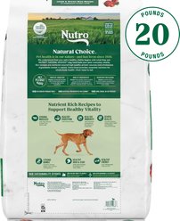 Nutro Natural Choice Adult Lamb & Brown Rice Recipe Dry Dog Food, 20-lb bag slide 2 of 9