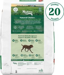 Nutro Natural Choice Adult Large Breed Lamb & Brown Rice Recipe Dry Dog Food, 20-lb bag slide 2 of 9