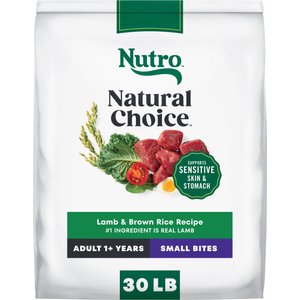Nutro Natural Choice Adult Small Bites Lamb & Brown Rice Recipe Dry Dog Food, 30-lb bag