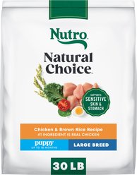 Nutro Natural Choice Puppy Large Breed Chicken & Brown Rice Recipe Dry Dog Food, 30-lb bag