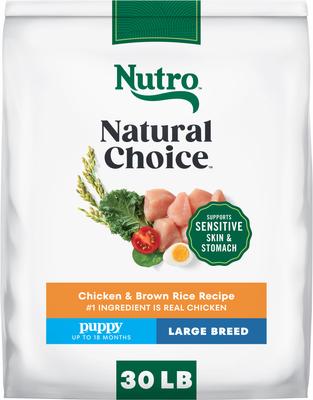Nutro Natural Choice Puppy Large Breed Chicken & Brown Rice Recipe Dry Dog Food, 30-lb bag