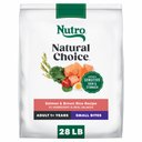 Nutro Natural Choice Adult Small Bites High Protein Salmon & Brown Rice Recipe Dry Dog Food, 28-lb bag