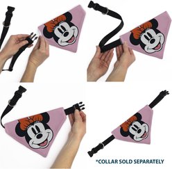 Buckle-Down Disney Minnie Mouse Smiling Face Close Up Dog Bandana slide 2 of 7