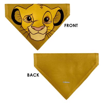 Show full view: Buckle-Down Disney Lion King Young Simba Face Close Up Dog Bandana slide 3 of 6