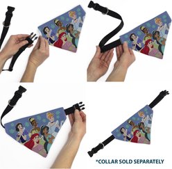 Buckle-Down Disney Disney Five Princesses Group Pose & Flowers Dog Bandana slide 2 of 6