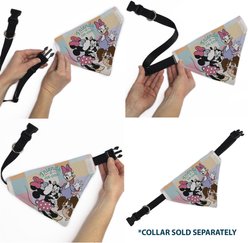 Buckle-Down Disney Minnie Mouse Daisy Duck with Figaro & Fifi Friends Fur Ever Dog Bandana slide 2 of 6