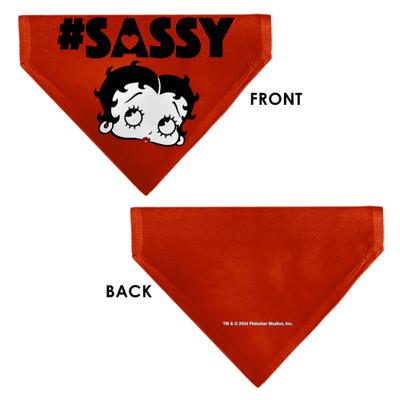 Show full view: Buckle-Down Betty Boop #Sassy Face Dog Bandana slide 4 of 7