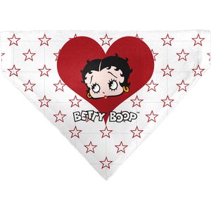 Buckle-Down Betty Boop Face Heart & Text Stars Dog Bandana