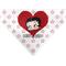 Show in main carousel: Buckle-Down Valentine's Day Betty Boop Face Heart & Text Stars Dog Bandana slide 1 of 6