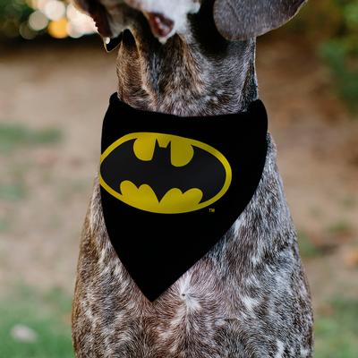 Show full view: Buckle-Down DC Comics Batman Shield Dog Bandana slide 4 of 7
