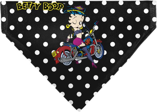 Show full view: Buckle-Down Betty Boop Biker Betty Winking & Polka Dot Dog Bandana slide 1 of 6