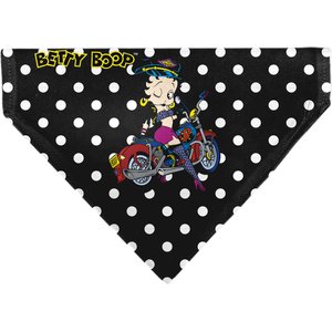 Buckle-Down Betty Boop Biker Betty Winking & Polka Dot Dog Bandana