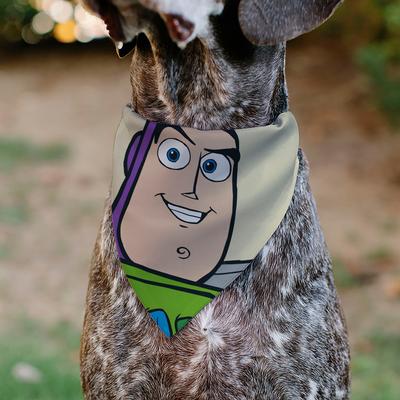 Show full view: Buckle-Down Disney Toy Story Buzz Lightyear Face Close Up Dog Bandana slide 5 of 7