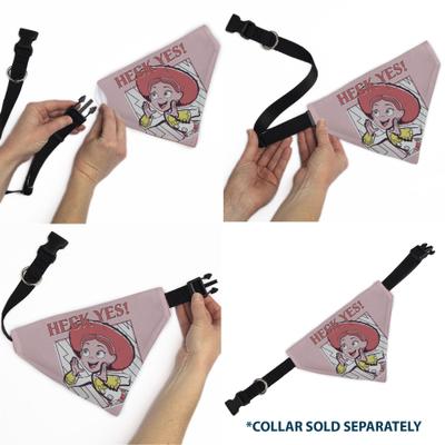 Show full view: Buckle-Down Disney Toy Story Jessie Heck Yes Pose Dog Bandana slide 7 of 7